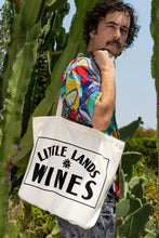 Load image into Gallery viewer, Little Lands Tote Bag (with wine sleeves!)